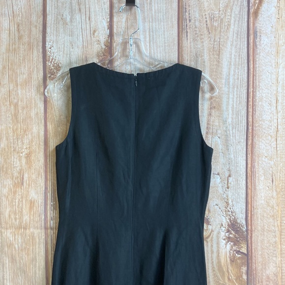 ➡️Ann Taylor Black Linen Maxi Dress Size 4 - Picture 4 of 10